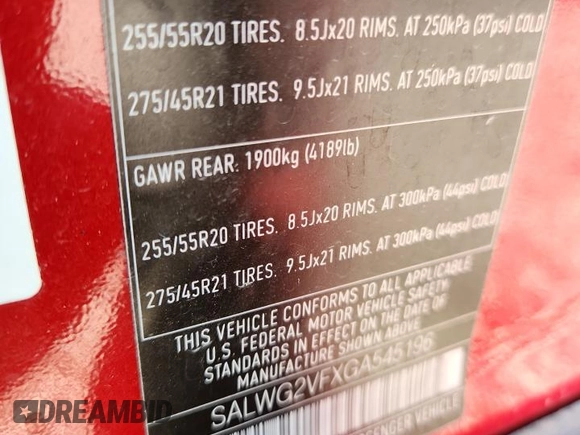 2016 Land Rover Range Rover Sport SE с VIN SALWG2VFXGA545196, выставлен на аукционе Copart как лот 65189395 с пробегом 115 203 миль миль и Чистый • Clean title. История ставок и продаж доступна на DreamBid. Изображение 13.