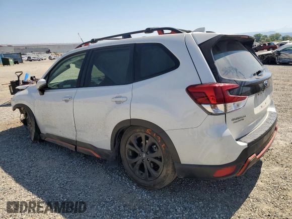 2023 Subaru Forester Special Sports with VIN JF2SKAJC8PH449201, listed as a Copart auction lot 61454295 with 23,967 mi miles and Salvage title. Bid and sale history available at DreamBid. Image 2.