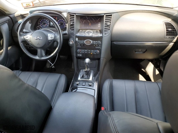 2017 Infiniti QX70 with VIN JN8CS1MW9HM416391, listed as a Copart auction lot 69823174 with 35,846 mi miles and Salvage Title. Bid and sale history available at carsss.com. Image 8.