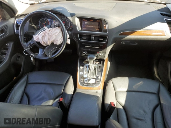 2015 Audi Q5 Premium Plus with VIN WA1LFAFP1FA094375, listed as a Copart auction lot 53404925 with 80,730 mi miles and Salvage title. Bid and sale history available at DreamBid. Image 8.
