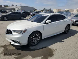 2018 Acura TLX Advance with VIN 19UUB2F79JA003679, listed as a Copart auction lot 53374545 with 78,401 mi miles and Salvage Title. Bid and sale history available at DreamBid. Image 1.