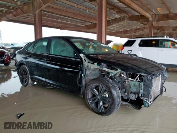 2022 Volkswagen Jetta SE with VIN 3VW7M7BU1NM016785, listed as a Copart auction lot 60608735 with 65,354 mi miles and Salvage title. Bid and sale history available at DreamBid. Image 4.