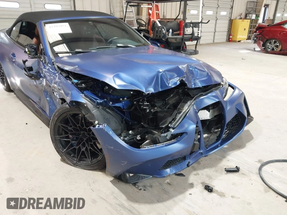 2023 BMW M4 Competition xDrive with VIN WBS33BA06PCL41709, listed as a IAAI auction lot 42395952 with 24,066 mi miles and . Bid and sale history available at DreamBid. Image 6.