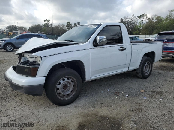 2012 Chevrolet Colorado Work Truck with VIN 1GCCSBF98C8158830, listed as a Copart auction lot 45847305 with 0 mi miles and Non Repairable. Bid and sale history available at carsss.com. Image 1.