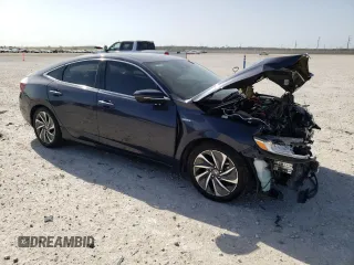 2021 Honda Insight Touring with VIN 19XZE4F91ME002536, listed as a Copart auction lot 49817205 with 48,178 mi miles and Salvage Title. Bid and sale history available at carsss.com. Image 4.
