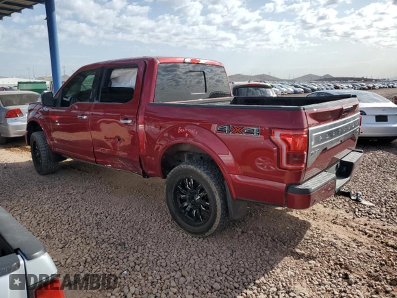 2015 Ford F-150 XLT with VIN 1FTEW1EG1FFB62046, listed as a Copart auction lot 50023775 with 88,135 mi miles and Salvage Title. Bid and sale history available at DreamBid. Image 2.