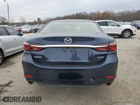 2021 Mazda 6 Sport with VIN JM1GL1UM7M1615458, listed as a Copart auction lot 81249904 with 8,430 mi miles and Salvage Title. Bid and sale history available at carsss.com. Image 6.