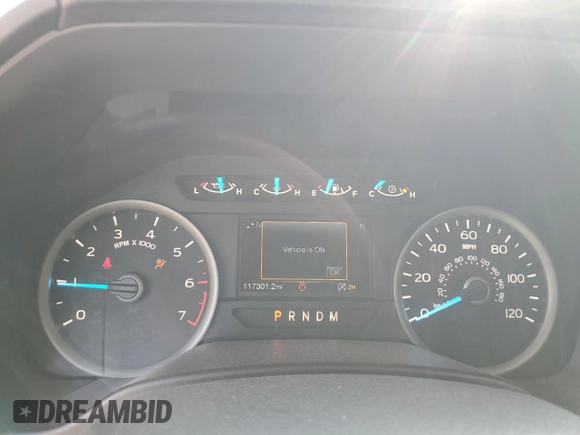 2017 Ford F-150 XL with VIN 1FTFW1EG1HKD84861, listed as a Copart auction lot 53376675 with 117,301 mi miles and Salvage title. Bid and sale history available at DreamBid. Image 9.