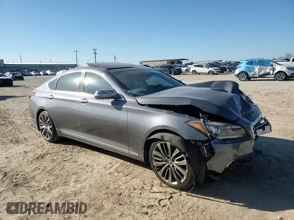 2015 Hyundai Genesis 5.0L with VIN KMHGN4JF4FU064002, listed as a Copart auction lot 46716195 with 138,992 mi miles and Salvage Title. Bid and sale history available at carsss.com. Image 11.