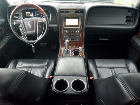 2017 Lincoln Navigator L Select with VIN 5LMJJ3JT3HEL10730, listed as a Copart auction lot 73509464 with 107,888 mi miles and Salvage Title. Bid and sale history available at carsss.com. Image 8.