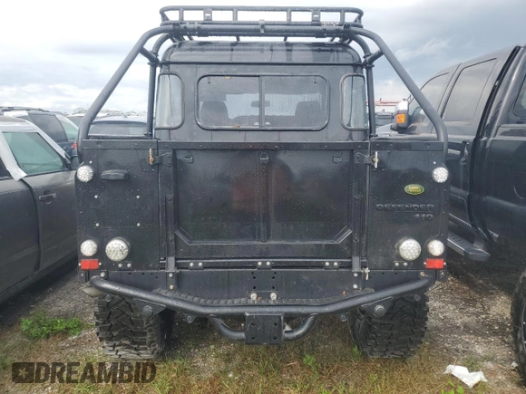 1994 Land Rover Defender with VIN SALLDHMF8MA941901, listed as a Copart auction lot 75521374 with Not provided miles and Salvage title. Bid and sale history available at DreamBid. Image 6.