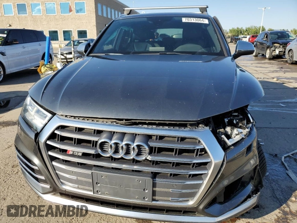 2018 Audi SQ5 Premium Plus with VIN WA1A4AFY3J2144217, listed as a Copart auction lot 70313064 with 63,295 mi miles and Salvage Title. Bid and sale history available at DreamBid. Image 5.