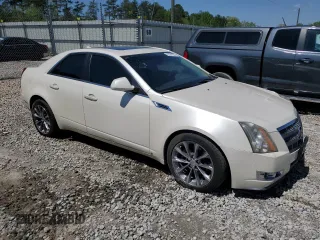 2009 Cadillac CTS RWD with VIN 1G6DV57V390137502, listed as a Copart auction lot 52141235 with 218,772 mi miles and Salvage Title. Bid and sale history available at DreamBid. Image 4.