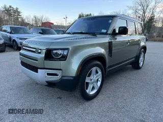 2021 Land Rover Defender SE z VIN SALEP7RU0M2046639, wystawiony jako Copart lot #82098914 z przebiegiem 55 064 mil mil oraz Czysty tytuł • Clean title. Historia ofert i sprzedaży dostępna na DreamBid. Obrazek 2.