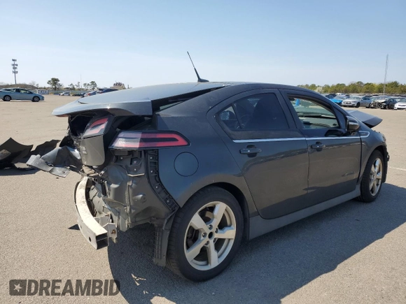 2014 Chevrolet Volt with VIN 1G1RH6E40EU164209, listed as a Copart auction lot 54099965 with Not Provided miles and Salvage Title. Bid and sale history available at carsss.com. Image 3.