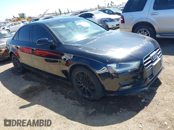 2013 Audi A4 Premium Plus z VIN WAUEFAFL1DN035745, wystawiony jako IAAI lot #42521876 z przebiegiem 117 238 mil mil oraz . Historia ofert i sprzedaży dostępna na DreamBid. Obrazek 1.