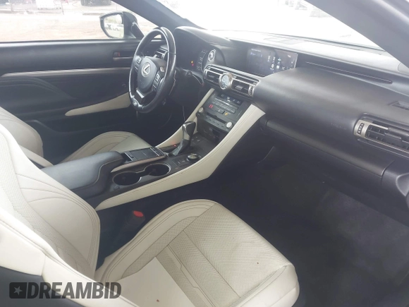 2019 Lexus RC 350 z VIN JTHHZ5BCXK5021570, wystawiony jako IAAI lot #41788944 z przebiegiem 62 033 mil mil oraz . Historia ofert i sprzedaży dostępna na DreamBid. Obrazek 5.