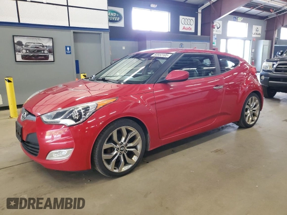 2015 Hyundai Veloster z VIN KMHTC6AD4FU222904, wystawiony jako Copart lot #60853105 z przebiegiem 133 289 mil mil oraz Czysty tytuł • Clean title. Historia ofert i sprzedaży dostępna na DreamBid. Obrazek 1.