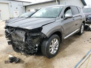2019 Hyundai Santa Fe SE with VIN 5NMS2CAD9KH131243, listed as a Copart auction lot 49673665 with 58,079 mi miles and Salvage Title. Bid and sale history available at DreamBid. Image 1.