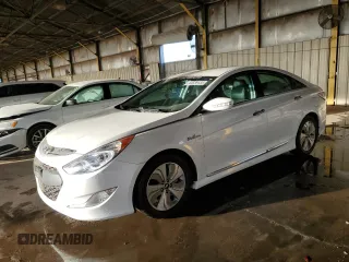 2013 Hyundai Sonata Hybrid with VIN KMHEC4A42DA100957, listed as a Copart auction lot 44639435 with 127,031 mi miles and Salvage Title. Bid and sale history available at carsss.com. Image 1.