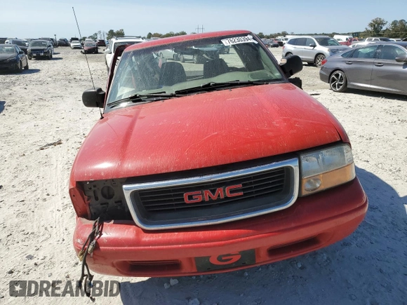 2003 GMC Sonoma SLS z VIN 1GTCS19X138192032, wystawiony jako Copart lot #76230394 z przebiegiem 116 046 mil mil oraz Szkoda całkowita • Salvage title. Historia ofert i sprzedaży dostępna na DreamBid. Obrazek 5.
