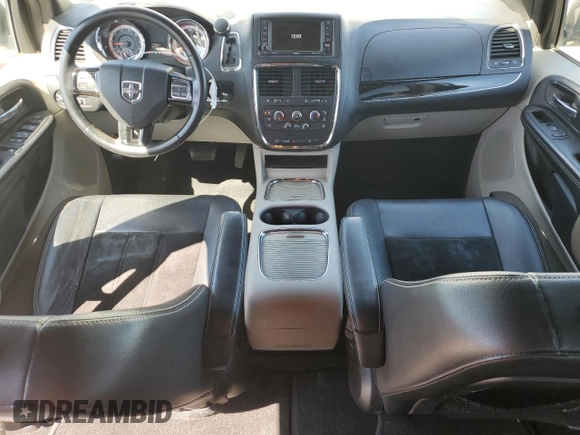 2018 Dodge Grand Caravan SXT with VIN 2C4RDGCG4JR360103, listed as a Copart auction lot 53209605 with 153,827 mi miles and Salvage Title. Bid and sale history available at DreamBid. Image 8.