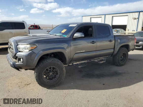 2016 Toyota Tacoma SR with VIN 3TMCZ5AN0GM008035, listed as a Copart auction lot 45102915 with 160,106 mi miles and Salvage Title. Bid and sale history available at carsss.com. Image 1.