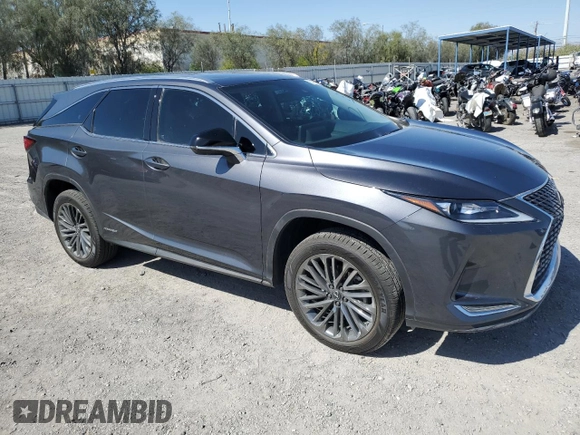 2022 Lexus RX with VIN JTJHGKFAXN2022736, listed as a Copart auction lot 53705284 with 24,642 mi miles and Salvage Title. Bid and sale history available at carsss.com. Image 4.