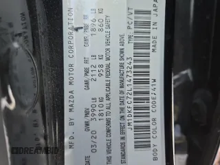 2020 Mazda CX-3 GS z VIN JM1DKFC72L1473243, wystawiony jako Copart lot #85976644 z przebiegiem 76 815 mil mil oraz Szkoda całkowita • Salvage title. Historia ofert i sprzedaży dostępna na DreamBid. Obrazek 12.