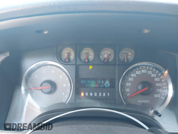 2010 Ford F-150 XL with VIN 1FTFW1CV0AFB68340, listed as a IAAI auction lot 41983383 with 237,566 mi miles. Bid and sale history available at carsss.com. Image 7.