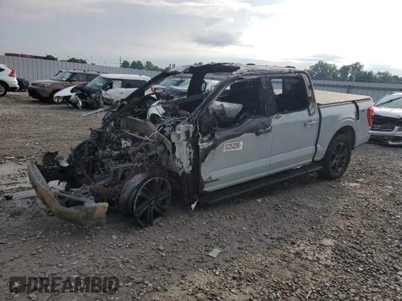 2023 Ford F-150 XL with VIN 1FTFW1ED7PFB40807, listed as a Copart auction lot 62353295 with Not provided miles and Salvage title. Bid and sale history available at DreamBid. Image 1.