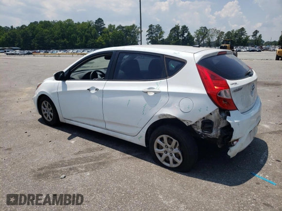 2012 Hyundai Accent GS with VIN KMHCT5AE9CU040856, listed as a Copart auction lot 59823684 with 147,947 mi miles and Non repairable. Bid and sale history available at DreamBid. Image 2.