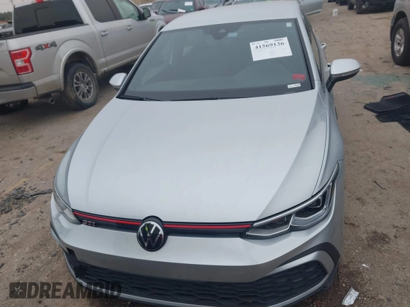 2023 Volkswagen Golf GTI S with VIN WVWGA7CD1PW177442, listed as a IAAI auction lot 41569136 with 35,713 mi miles. Bid and sale history available at carsss.com. Image 6.