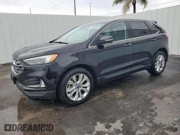 2022 Ford Edge Titanium with VIN 2FMPK4K94NBA55533, listed as a Copart auction lot 46788915 with 66,628 mi miles and Clean Title. Bid and sale history available at carsss.com. Image 1.
