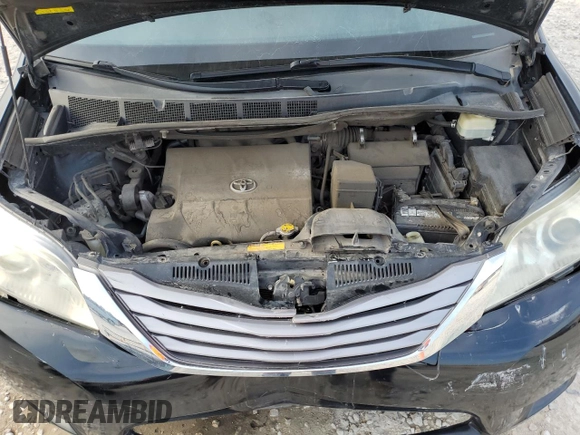 2016 Toyota Sienna XLE with VIN 5TDYK3DC3GS754018, listed as a Copart auction lot 55508925 with 99,016 mi miles and Salvage title. Bid and sale history available at DreamBid. Image 12.