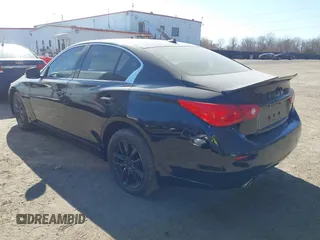 2015 Infiniti Q50 Sport with VIN JN1BV7ARXFM392361, listed as a IAAI auction lot 41771720 with 91,961 mi miles and . Bid and sale history available at DreamBid. Image 3.