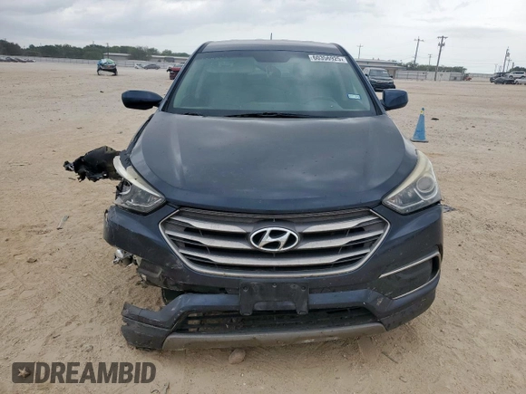 2018 Hyundai Santa Fe 2.4L with VIN 5NMZTDLB4JH062697, listed as a Copart auction lot 60356925 with 131,111 mi miles and Salvage title. Bid and sale history available at DreamBid. Image 5.