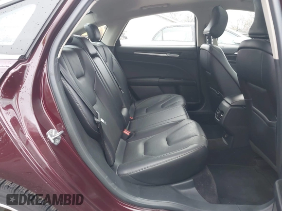 2017 Ford Fusion Titanium with VIN 3FA6P0K9XHR176802, listed as a IAAI auction lot 41953750 with 119,455 mi miles. Bid and sale history available at carsss.com. Image 8.