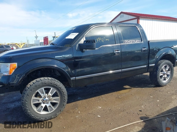 2009 Ford F-150 XL with VIN 1FTPW14V09FB49205, listed as a IAAI auction lot 41806637 with 179,967 mi miles. Bid and sale history available at carsss.com. Image 14.