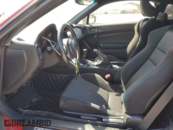 2017 Subaru BRZ Premium with VIN JF1ZCAB19H9606212, listed as a Copart auction lot 50418555 with 66,410 mi miles and Salvage Title. Bid and sale history available at carsss.com. Image 7.