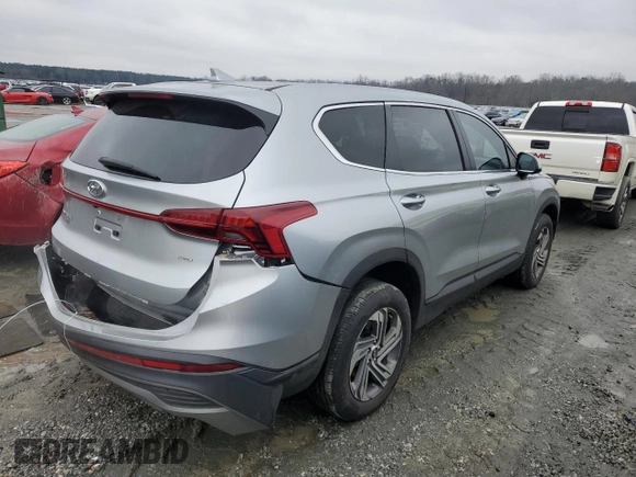 2023 Hyundai Santa Fe SE with VIN 5NMS1DAJ2PH599515, listed as a Copart auction lot 88449505 with 17,781 mi miles and Salvage Title. Bid and sale history available at carsss.com. Image 3.