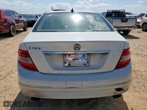 2011 Mercedes-Benz C 300 Sport with VIN WDDGF5EBXBR149024, listed as a Copart auction lot 61196585 with Not provided miles and Salvage title. Bid and sale history available at DreamBid. Image 6.