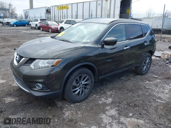2016 Nissan Rogue SV with VIN 5N1AT2MV0GC856643, listed as a IAAI auction lot 41887299 with 174,382 mi miles and . Bid and sale history available at DreamBid. Image 18.