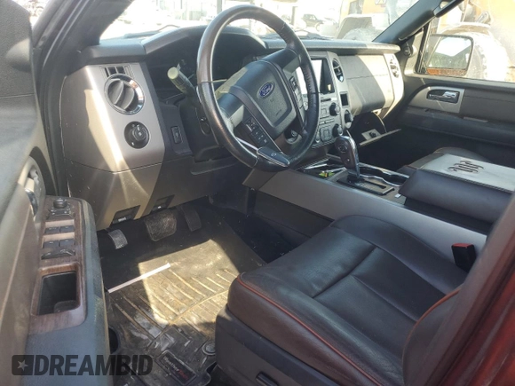 2017 Ford Expedition EL XLT with VIN 1FMJK1JT1HEA44869, listed as a Copart auction lot 76070474 with 0 mi miles and Salvage Title. Bid and sale history available at carsss.com. Image 8.