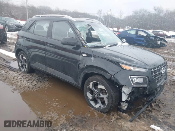 2022 Hyundai Venue SEL with VIN KMHRC8A31NU188951, listed as a IAAI auction lot 41546775 with 26,861 mi miles and . Bid and sale history available at DreamBid. Image 1.