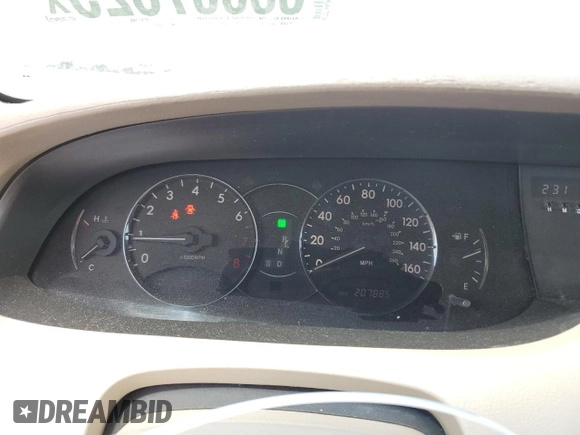 2005 Toyota Avalon XL z VIN 4T1BK36B25U061701, wystawiony jako Copart lot #58007825 z przebiegiem 207 885 mil mil oraz Szkoda całkowita • Salvage title. Historia ofert i sprzedaży dostępna na DreamBid. Obrazek 9.