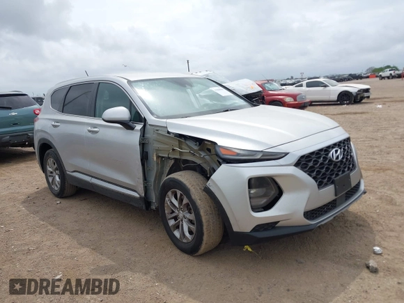 2019 Hyundai Santa Fe SE z VIN 5NMS23AD4KH046066, wystawiony jako IAAI lot #41880900 z przebiegiem 45 220 mil mil oraz . Historia ofert i sprzedaży dostępna na DreamBid. Obrazek 1.