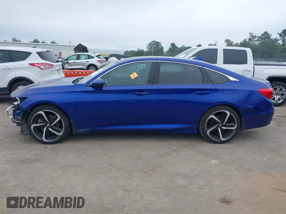 2019 Honda Accord Sport with VIN 1HGCV1F32KA021663, listed as a IAAI auction lot 42562408 with 145,197 mi miles and . Bid and sale history available at DreamBid. Image 14.