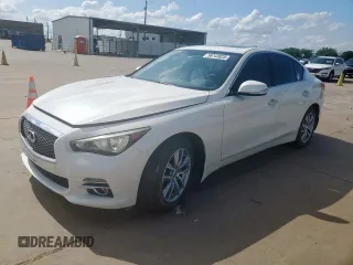 2017 Infiniti Q50 Signature Edition z VIN JN1EV7AR5HM839484, wystawiony jako Copart lot #58743825 z przebiegiem 67 014 mil mil oraz Szkoda całkowita • Salvage title. Historia ofert i sprzedaży dostępna na DreamBid. Obrazek 1.