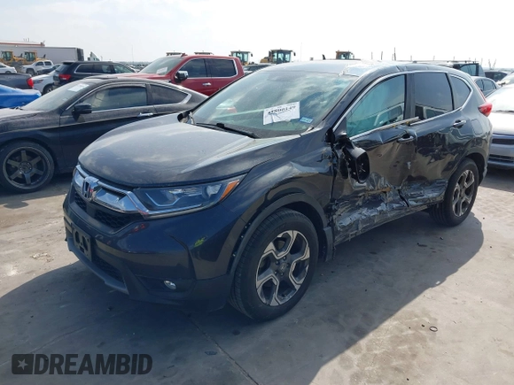 2019 Honda CR-V EX-L with VIN 7FARW1H85KE004222, listed as a IAAI auction lot 41800149 with 52,345 mi miles. Bid and sale history available at carsss.com. Image 18.